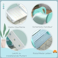 AIYAPLAY Zjeżdżalnia dla dzieci z antypoślizgową drabinką(m-7)