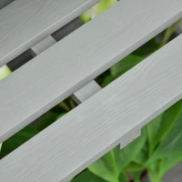 Outsunny Cold Frame Greenhouse Garden Grow House with Adjustable Shelf, Double Doors, 76 x 47 x 110cm, Light Grey(m-9)