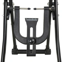 HOMCOM Stand de réparation de roue de vélo - pied d'atelier vélo pliable - Compatible pneus 20-29 pouces - acier noir(m-6)