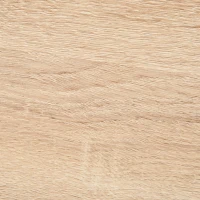 HOMCOM Tavolino da Salotto Stile Nordico con 2 Cassetti, Mobiletto Moderno Casa e Ufficio, Bianco e Rovere, 110x50x45cm(m-9)