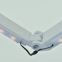 Outsunny Tenda da Sole a Bracci con Apertura Automatica, Telecomando e Luci a LED, Beige 250x200cm(m-8)