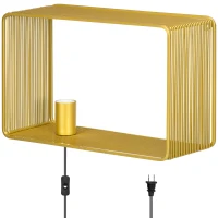 HOMCOM Kinkiet, 40 W lampa ścienna, lampa korytarzowa, oświetlenie ścienna z przełącznikiem(m-10)