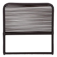 Outsunny Lot de 2 accoudoirs Salon de Jardin dim. 63L x 60l cm (épaisseur : 2,5 cm) résine tressée Chocolat(m-6)