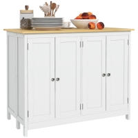 SoBuy KNL04-MI Centraal Keukeneiland, Dressoir, Buffet, Keukenkast