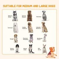 PawHut Tarc de Joaca 2-in-1 Multifunctional pentru Catelusi si Poarta de Siguranta pentru Animale de Companie, 6 Panouri, Tarc pentru Exercitii cu Usa cu Dubla Blocare, 100cm Inaltime, Alb(m-7)