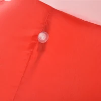 HOMCOM Aufblasbarer Weihnachtsmann auf Schlitten 1,2 m Weihnachtsdekoration mit Lichtern Weihnachten Gärten schnelles Entlüften automatisches Aufblasen wetterfest Polyester 85 x 45 x 124 cm(m-9)