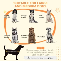 PawHut Dog Crate Table for Medium and Large Dogs with Magnetic Door for Indoor Use, 95 x 55 x 75 cm, Grey(m-4)