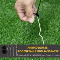 HOMCOM Halloween nadmuchiwany duch(m-7)