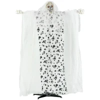 Outsunny 175cm Halloween-decoratie Ghost Bride Eye Glow Horror Sounds(m-1)