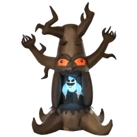 HOMCOM nadmuchiwane drzewo halloweenowe duch(m-1)