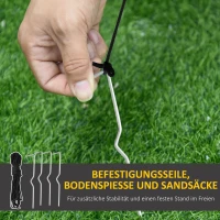 HOMCOM DMUCHANY BAŁWAN POMPOWANY ŚWIECĄCY(m-6)