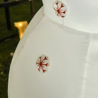 Nadmuchiwany bałwan bożonarodzeniowy 1,82 m dekoracja diody LED odporny na warunki pogodowe poliester(m-8)