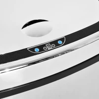 HOMCOM Kitchen Bin, 68L Stainless Steel Sensor Bin, Automatic Recycling Bins for Kitchen, Silver(m-8)