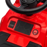 HOMCOM Tractor pentru Condus 3 in 1 Excavator Buldozer Masina de Intins Asfaltul pentru Condus Joc de Rol Camion de Contruit fara Alimentare cu Muzica(m-7)