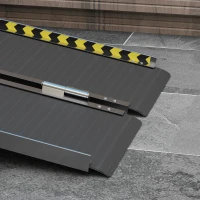 Homcom Rampa Pliabila 122×73 cm – Aluminiu, 272 kg(m-9)