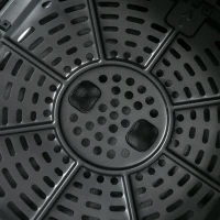 HOMCOM 6.5L Single Basket Air Fryer, 80-200°C Temperature, Black and Grey(m-9)