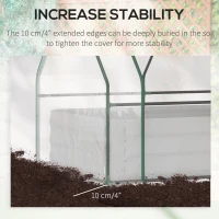 Outsunny Raised Garden Bed with Greenhouse, Steel Planter Box with Plastic Cover, Roll Up Window, Dual Use for Flowers, Vegetables, Fruits and Herbs, 127L x 95W x 92H cm, Clear(m-9)