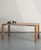 STONES Tavolo da pranzo allungabile fino a 12 posti, 90x174/264x76cm, noce(m-2)