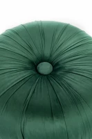 STONES Pouf in Velluto con Struttura in Metallo, 36x36x30 cm, Verde(m-3)