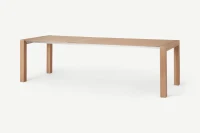 STONES Tavolo da pranzo allungabile fino a 12 posti, 90x174/264x76cm, noce(m-4)