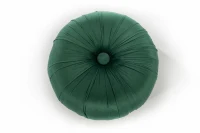 STONES Pouf in Velluto con Struttura in Metallo, 36x36x30 cm, Verde(m-2)