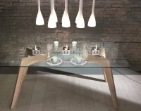 STONES Set di 3 biocamini da tavolo in Acciaio Satinato con Bruciatori da 0,15L,10x10x8cm, Grigio Cromo(m-4)