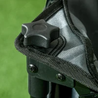 Outsunny Folding Garden Trolley, Cargo Traile on Wheels, Collapsible Camping Trolley, Outdoor Utility Wagon, Dark Grey(m-9)