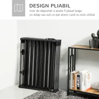 PawHut Poarta Siguranta Caini – Pliabila, 6 Sectiuni, inchidere Automata(m-6)