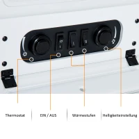 HOMCOM Elektrokamin mit Heizung, elektrischer Kamin mit LED Flammeneffekt, 950/1850W Dekokamin mit Thermostat, elektrisch Kaminfeuer mit Überhitzungs-Schutz, Kaminofen, Weiß(m-5)