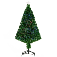 Brad de Crăciun cu Fribră Optică Foarte Des 120cm, Verde