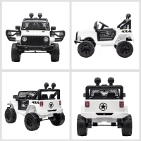 HOMCOM 12V Kids Electric Ride On Car Truck Toy SUV with Remote Control for 3-6 Yrs(m-8)