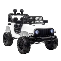 HOMCOM 12V Kids Electric Ride On Car Truck Toy SUV with Remote Control for 3-6 Yrs(m-1)