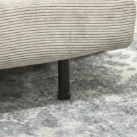 HOMCOM Canapea Extensibila cu 2 locuri, Gri(m-9)