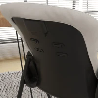 ZONEKIZ Lounge stoel met voetenbank, 2-delige set, Grijs(m-9)