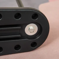 HOMCOM Saco de Boxeo para Niños +3 Años Altura Ajustable con Guantes e Inflador Soporte de Metal Base Tipo Pedal 68x18,5x86-125 cm Rojo y Negro(m-9)