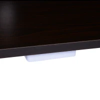 HOMCOM Mueble para TV Mesa para TV de Salón con Armario Cajones Estantes Abiertos Ajustable de 3 Niveles Soporte de Televisor Diseño Clásico Carga 80 kg 140x40x45 cm Café(m-9)