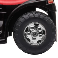 HOMCOM Moto Eléctrica para Niños de 18-36 Meses Moto de Batería 6V Motocicleta Infantil con 3 Ruedas Música Bocina Faros Baúl 80x35x52 cm Negro(m-9)