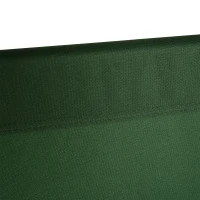 Outsunny Columpio Balancín de Jardín Exterior 3 Plazas de Metal con Cojín y Techo Ajustable para Balcón Terraza Carga 200 kg 170x110x153 cm Raya Verde(m-8)