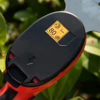 Outsunny Tijeras Cortacésped y Arreglasetos 2 en 1 Cortasetos a Batería de 3,6V con 2 Cuchillas Ancho de Corte 12 cm/8 cm Rojo(m-8)