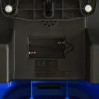 HOMCOM Tractor sin Pedales para Niños de 12-36 Meses con Remolque Extraíble Coche Correpasillos con Bocina Faros Pala Asiento de Suelo 25 cm y Rastrillo Carga 25 kg 91x29x44 cm Azul(m-9)