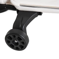 HOMCOM Moto Eléctrica para Niños de 3-6 Años con Licencia VESPA Moto de Batería para Niños con Música Velocidad 2-3 km/h y Bocina Carga 25 kg Blanco(m-9)