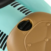 AIYAPLAY Carro Andador para Bebé de 12 a 36 Meses com Buzina Compartimento de Armazenamento e Volante 58x27x35 cm Verde Menta(m-9)