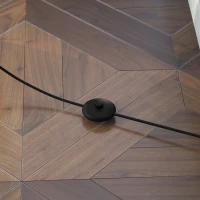 HOMCOM Modern Shelf Floor Lamp with Dual Ambient Light, Standing Lamp Living Room, Bedroom, 156cm, Black(m-8)