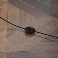 HOMCOM Modern Shelf Floor Lamp with Dual Ambient Light, Standing Lamp Living Room, Bedroom, 156cm, Brown(m-8)