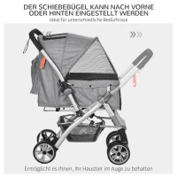 PawHut Wózek dla psa z torbą(m-9)