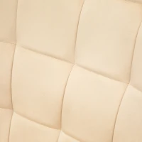 HOMCOM Sillón Individual con Reposapiés Tapizado en Terciopelo Butaca con Respaldo Alto y Reposabrazos 72x80x99 cm Beige(m-8)