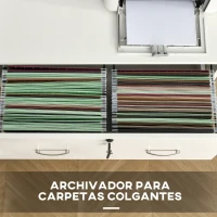 Vinsetto Armario para Impresora Mueble Auxiliar de Oficina Salón Cocina Estudio 80x40x66,5 cm Blanco(m-5)
