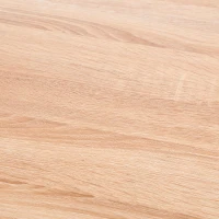 HOMCOM Mesa de Ordenador 80x53 cm Escritorio con 6 Compartimentos Estante Abierto y Cajón de Almacenaje para Oficina Despacho Estudio 100x55x81,5 cm Roble y Blanco(m-8)