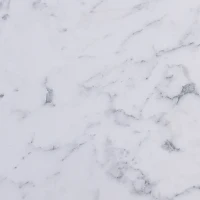 HOMCOM Mesa de Centro Moderno Mesa Baja de Salón con Encimera de Imitación Mármol con Estructura de Metal 106x50x45 cm Blanco(m-8)