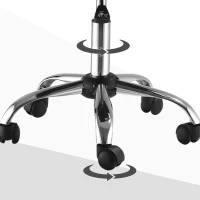 Vinsetto Lot 2 de chaises de bureau ergonomique hauteur réglable piètement chromé pivotant 360° revêtement maille gris(m-6)